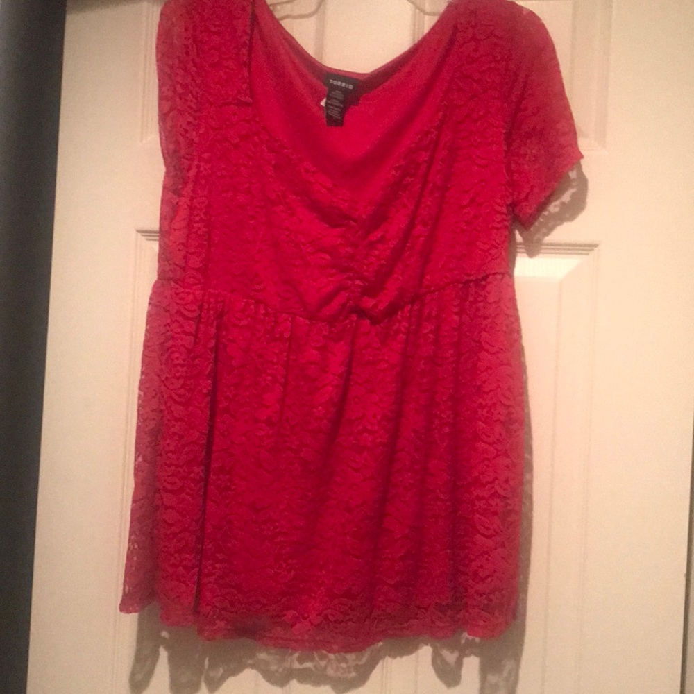 Torrid size one lace top